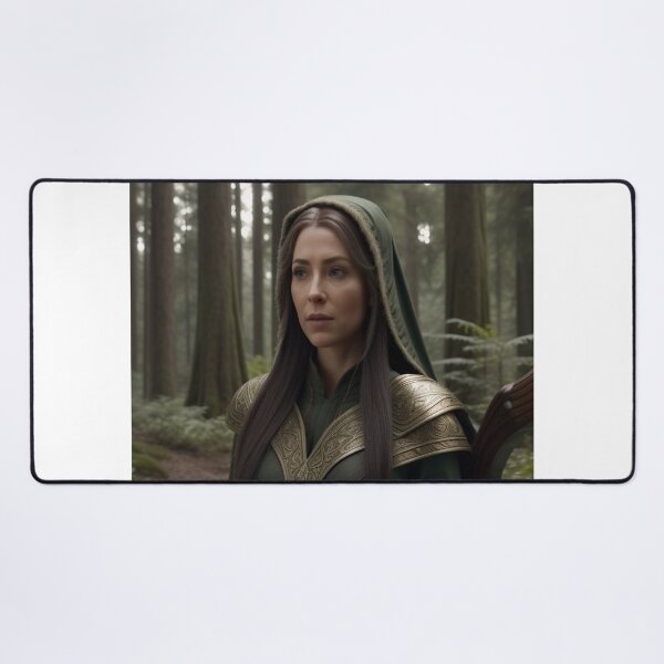 Item preview, Silent Watcher – Elf Ranger in Woodland Realm designed and sold by highplacidity.
