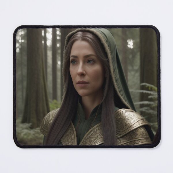 Item preview, Silent Watcher – Elf Ranger in Woodland Realm designed and sold by highplacidity.
