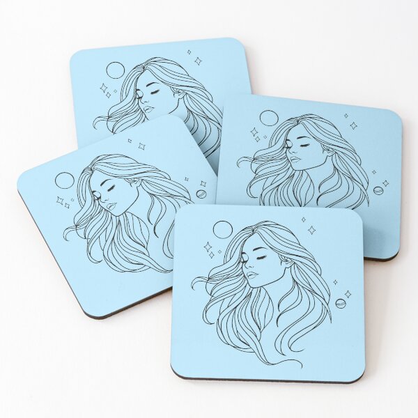 Item preview, Windblown Grace - Baby Blue designed and sold by MaryAura.