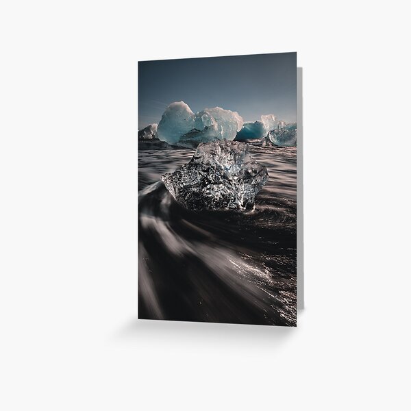 Item preview, Frozen Time, Endless Waves - Jökulsárlón Glacier Iceland designed and sold by Akquired Taste.