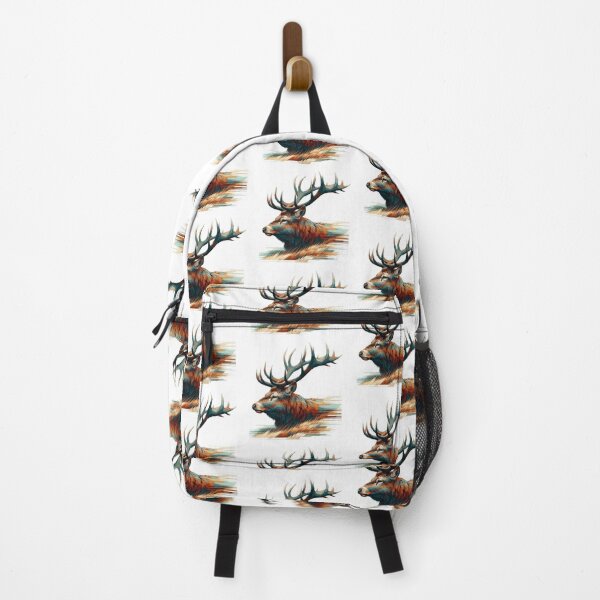 Item preview, Scottish Highland Stag Sketch Abstract Retro Sketch designed and sold by MaedK.