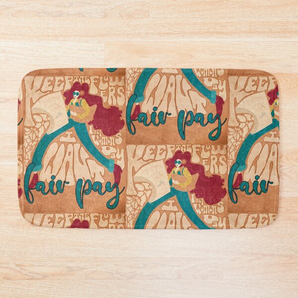 Item preview, Keep the Flowers, I Want Fair Pay designed and sold by by3cats.