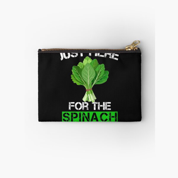 Item preview, Just Here For The Spinach Funny Vegan  designed and sold by SharpThreadZ.
