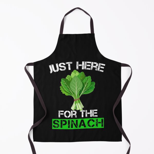 Item preview, Just Here For The Spinach Funny Vegan designed and sold by SharpThreadZ.