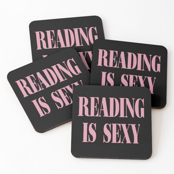 Item preview, Reading is sexy (pink version) designed and sold by CheylaDesigns.