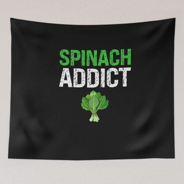 Item preview,  Spinach Addict Funny Vegan Spinach Lover designed and sold by SharpThreadZ.