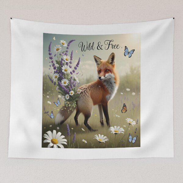 Item preview, Fox with Flowering Tail designed and sold by alginus.