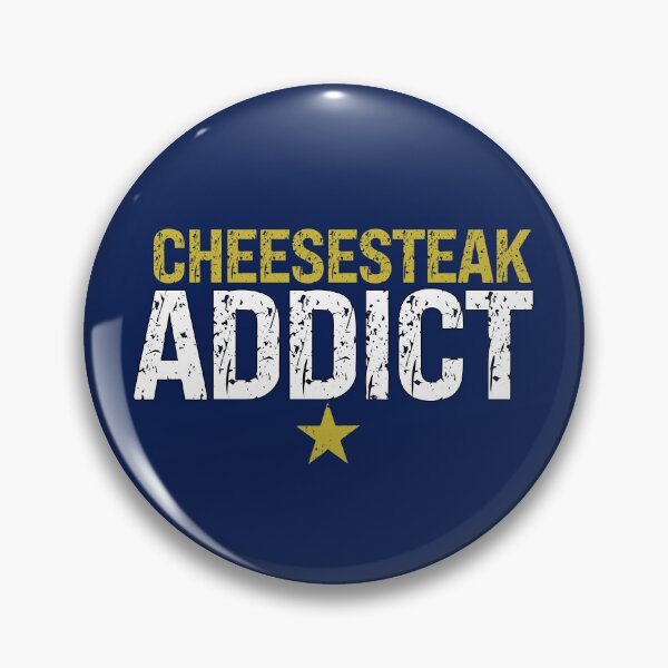 Item preview, Cheesesteak Addict Funny Food Lover designed and sold by SharpThreadZ.