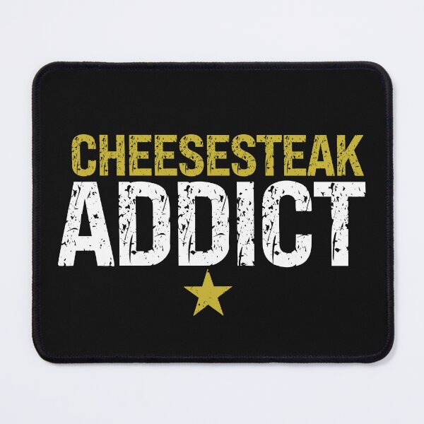 Item preview, Cheesesteak Addict Funny Food Lover designed and sold by SharpThreadZ.
