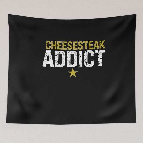 Item preview, Cheesesteak Addict Funny Food Lover designed and sold by SharpThreadZ.