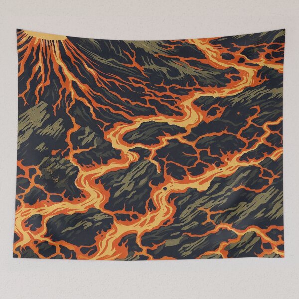 Item preview, Rivers of Fire designed and sold by zzz888.