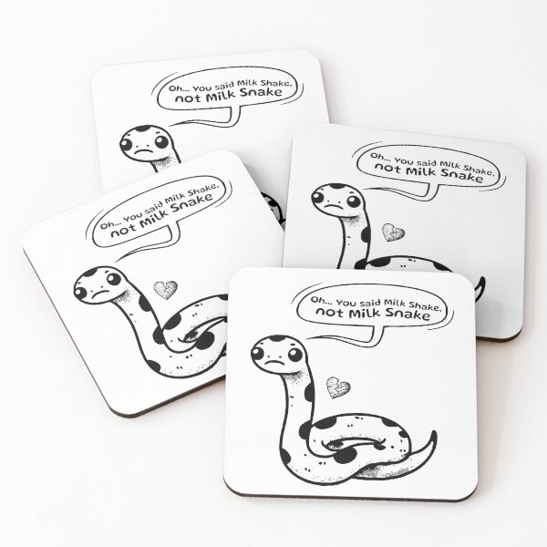 Item preview, Sad Milk Snake Confused by Milkshake designed and sold by Dago345.