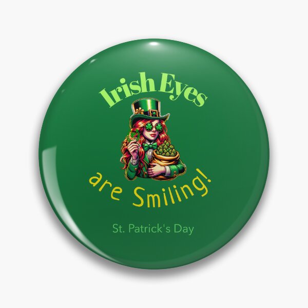 Item preview, Irish Eyes are Smiling Is a fun choice for St Patricks Day. designed and sold by Snarkers Promotions .
