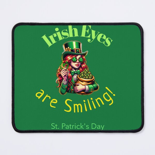 Item preview, Irish Eyes are Smiling Is a fun choice for St Patricks Day. designed and sold by Snarkers Promotions .
