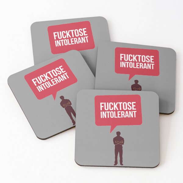 Item preview, Fucktose intolerant no bullshit just straight red designed and sold by Newhyperion.