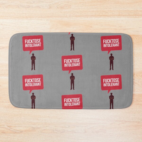 Item preview, Fucktose intolerant no bullshit just straight red designed and sold by Newhyperion.