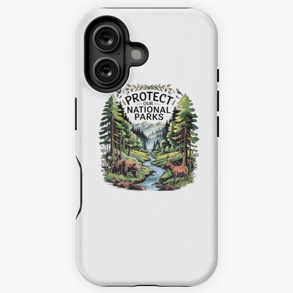 Vista previa del artículo con la obra «Protejamos nuestros parques nacionales», diseñado y vendido por Mateusz Majcherek.