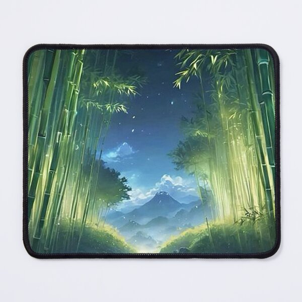 Item preview, Enchanted Bamboo Grove Leading to Majestic Mountains designed and sold by aniscapes.