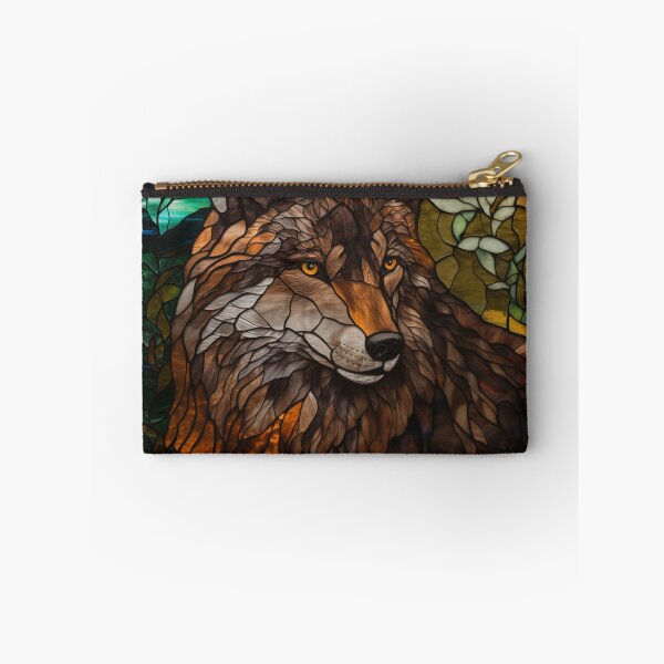 Item preview, Red Wolf in Stained Glass designed and sold by RedHandedOD.