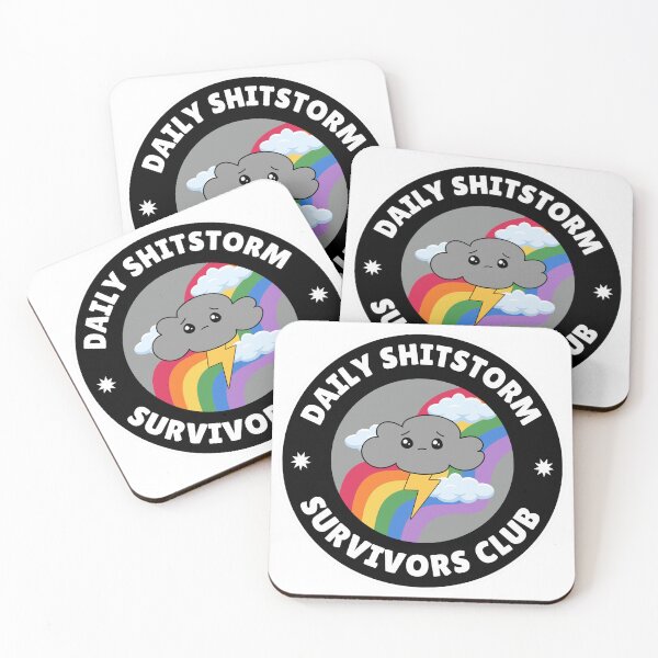 Item preview, Daily Shitstorm Survivors Club designed and sold by Alberto Dominguez.