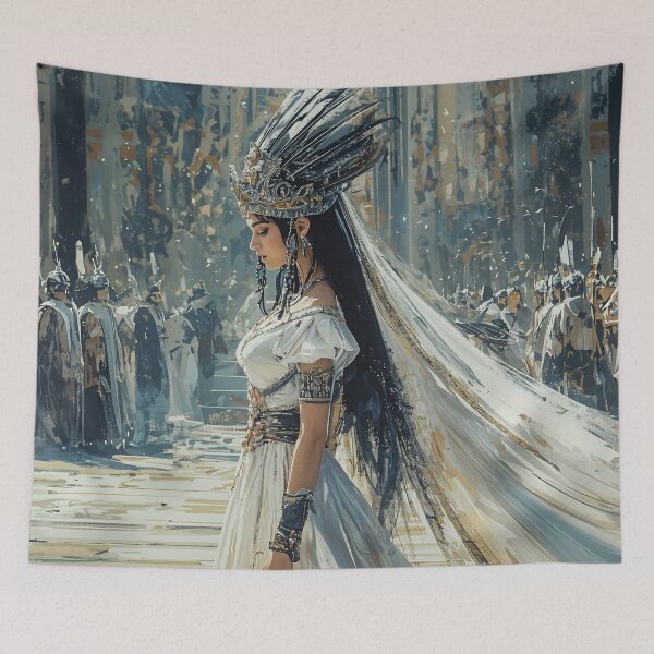 Item preview, The Enigmatic Queen’s Procession designed and sold by oanaunciuleanu.