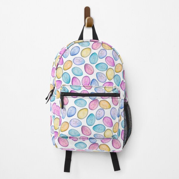 Item preview, Easter Eggs in pastel bright colours on white designed and sold by MagentaRose.