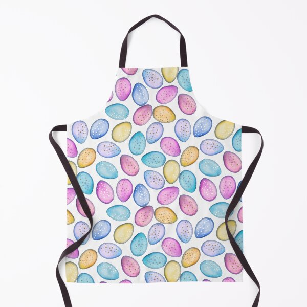 Item preview, Easter Eggs in pastel bright colours on white designed and sold by MagentaRose.