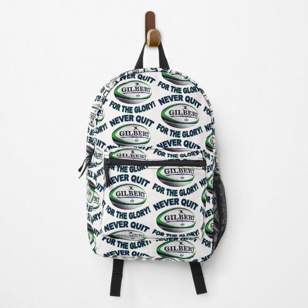 Item preview, Rugby; Never Quit; For The Glory;  designed and sold by StickerApe.