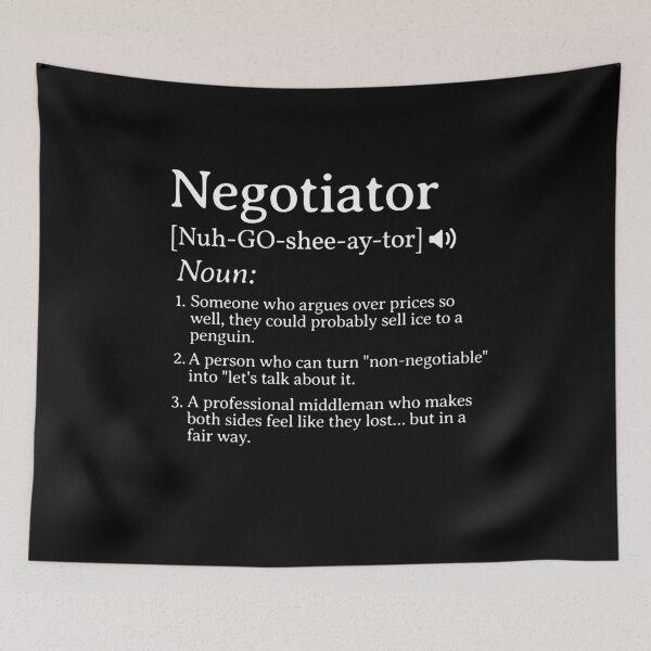 Item preview, Funny Negotiator Definition  designed and sold by HosvPrint .s.