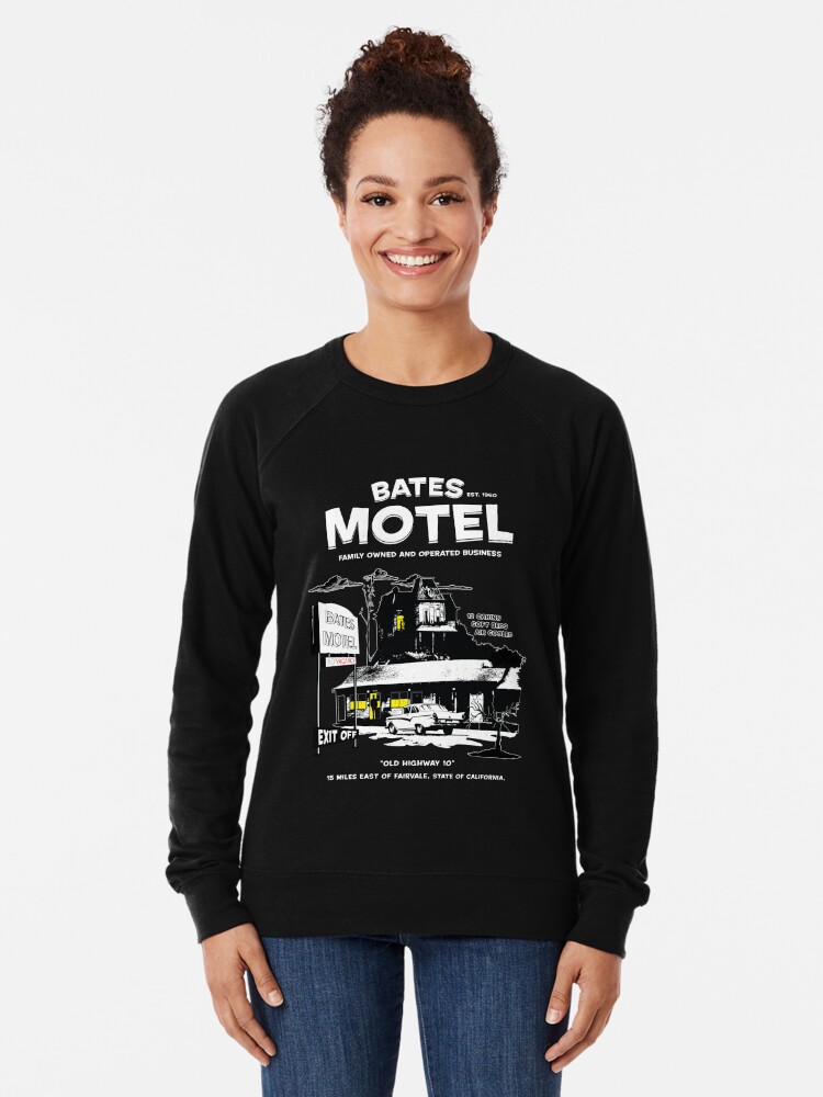 Psycho Bates Motel Family Owned and Operated Women's Hooded Sweatshirt 