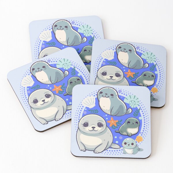 Item preview, Cute Baby Seals designed and sold by TurquoiseBird.