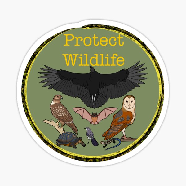 Item preview, Protect wildlife  designed and sold by PaintKnife.