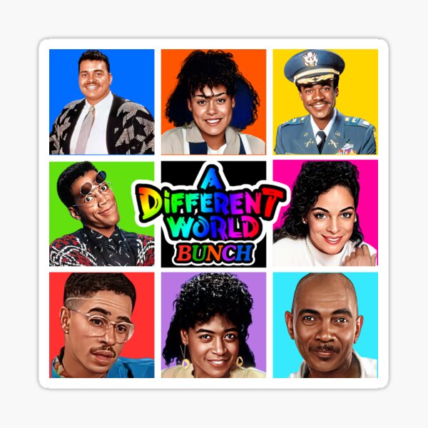 Artikel-Vorschau von A Different World Bunch – Hommage an die Retro-Sitcom, designt und verkauft von Zuriel Hargrove.