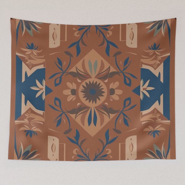 Item preview, Boho Vintage Floral Pattern | Retro Aesthetic Design designed and sold by Art Garden.