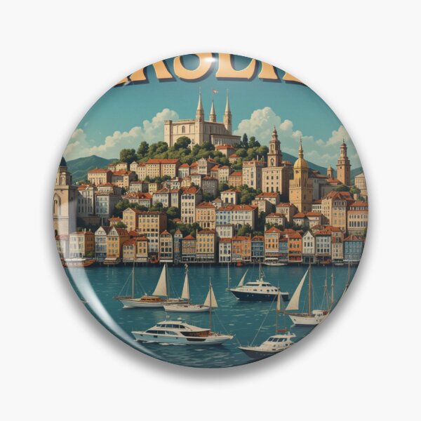 Item preview, Marseille: Phocaean City in Illustrated Typography designed and sold by Artful Impression.