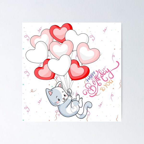 Item preview, Cat balloons  designed and sold by Floofiness.