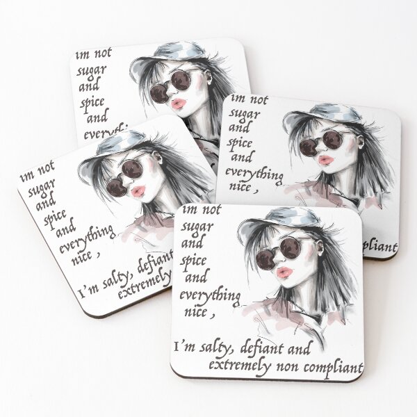 Item preview, Parisian Aesthetic bold quote salty and defiant designed and sold by doracreations.