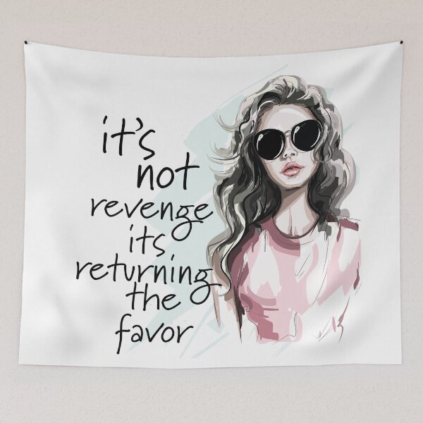 Item preview, Parisian Aesthetic bold quote revenge designed and sold by doracreations.