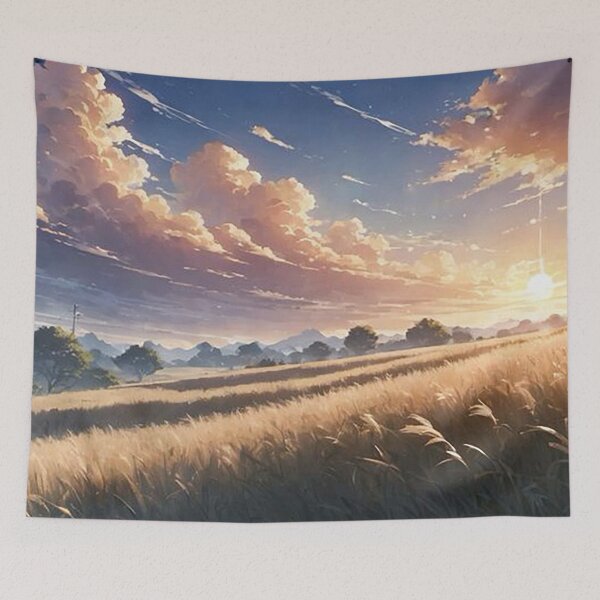 Item preview, Golden Fields Beneath Painted Skies designed and sold by aniscapes.