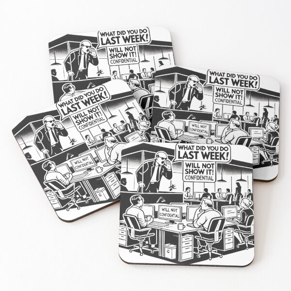 Item preview, Office Humor – "What Did You Do Last Week? Confidential!" designed and sold by GoldPerl.
