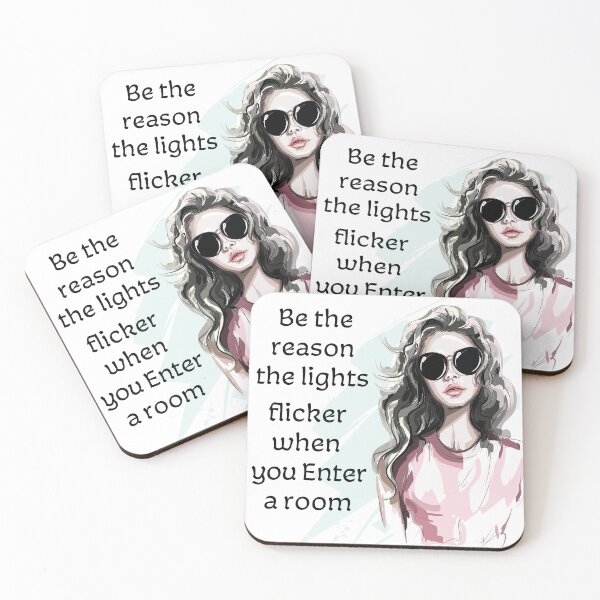 Item preview, Parisian Aesthetic bold quote lights flicker designed and sold by doracreations.