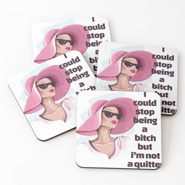 Item preview, Parisian Aesthetic bold quote im not a quitter designed and sold by doracreations.