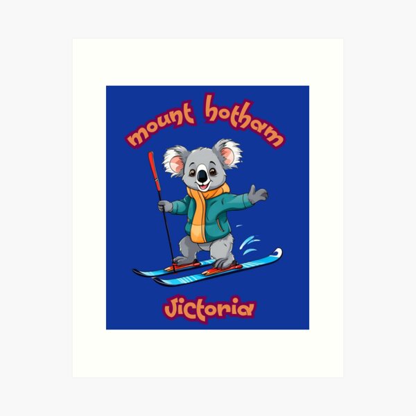 Item preview, Mount Hotham koala skier designed and sold by sydney-syder.