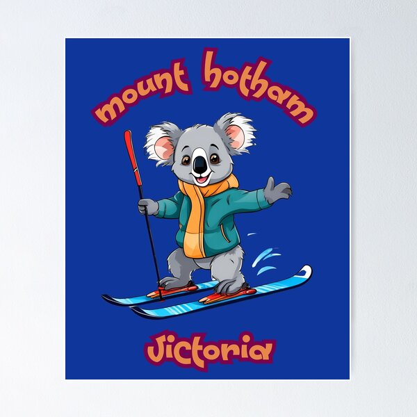 Item preview, Mount Hotham koala skier designed and sold by sydney-syder.