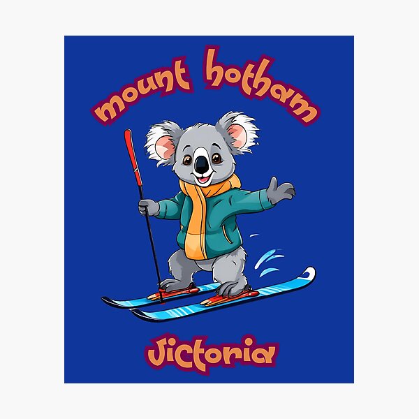Item preview, Mount Hotham koala skier designed and sold by sydney-syder.