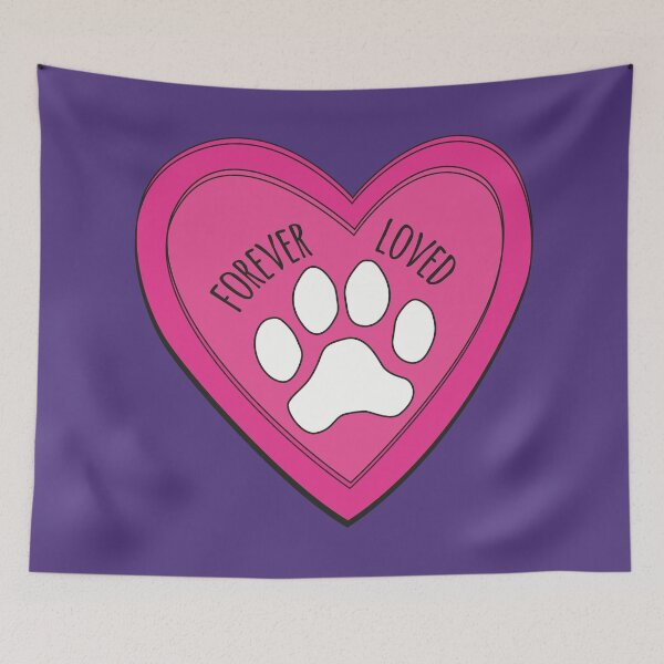 Item preview, Forever Loved Dog Sympathy Condolences Grieving Gift or Memorial Tribute designed and sold by MoePark.