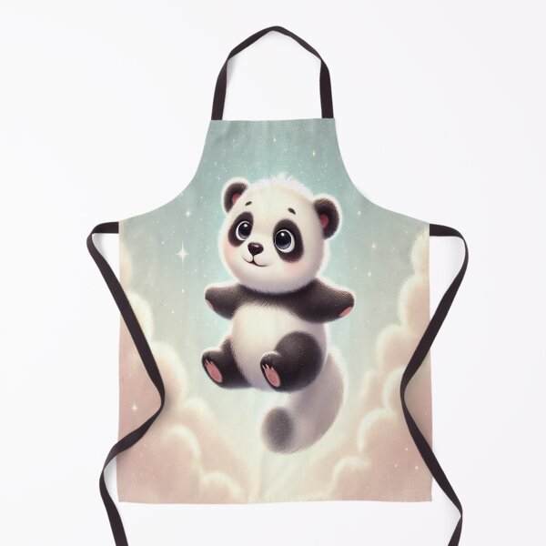 Item preview, Floating Panda - Cute Whimsical Airborne Bear Design designed and sold by AkilaCreations .