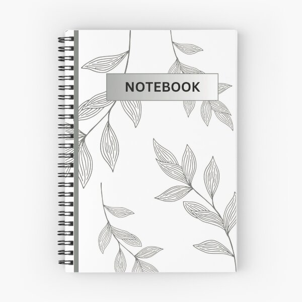 Item preview, Floral Pattern Notebook designed and sold by GoldPerl.