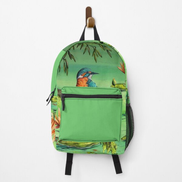 Item preview, Kingfishers at the water lily pond designed and sold by Naturzauber.