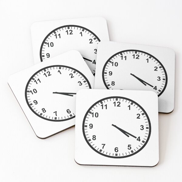 Item preview, 4:20 Clock (black text) designed and sold by MainsleyDesign.